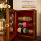 Premium Wooden Bangle Organizer Box with Glass Door
