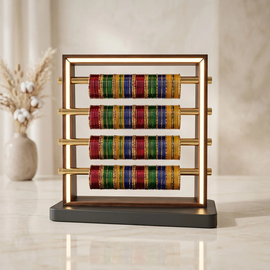 Premium Square Acrylic Bangle Display & Organizer Stand for Retail & Home Jewelry Storage