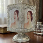 Luxury Vintage Silver Rotating Photo Frame – 4 Side Tabletop Picture Frame