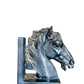 Modern Black Horse Head Bookend – Decorative Resin Horse Sculpture for Home & Office