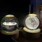 3D Galaxy Crystal Ball Lamp – LED Night Light